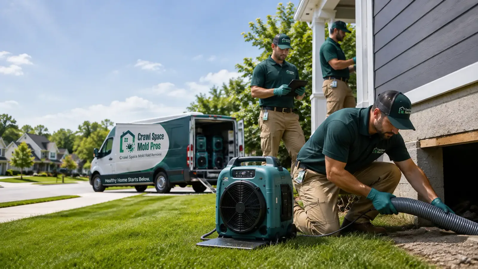 Crawl Space Mold Removal in Marion, OH